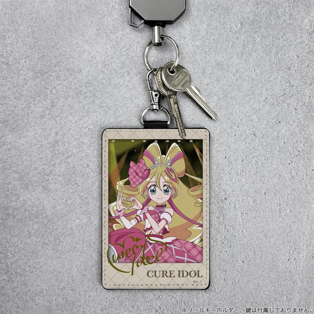 COSPA Kimi to Idol Precure Cure Idol Pass Case with Carabiner 2D Cospa