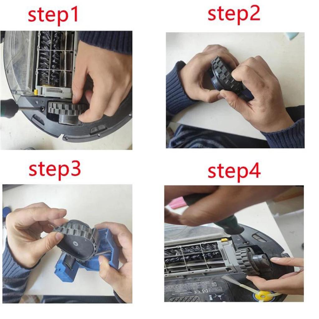 4 шт. шины для Irobot Roomba 500,600,700,800,900 серии, противоскользящие детали колес