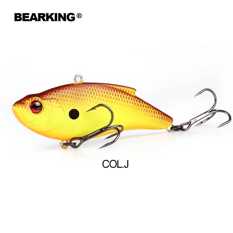 BEARKING 75 мм 15 г хорошие профессиональные воблеры, рыболовные снасти, рыболовные приманки, вибрационная приманка для зимней рыбалки, искусственные аксессуары