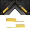 Yellow Carbon Fiber Emergency Door Lock Switch Sticker For Corvette C8 20-25