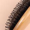 Hair Brush Wood Handle Boar Bristle Beard Brush Comb Detangling Straightening