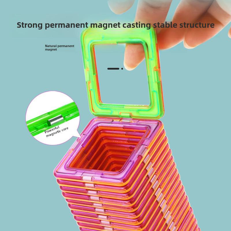 Educational Magnetic Building Blocks Puzzle for Kids - Boys & Girls