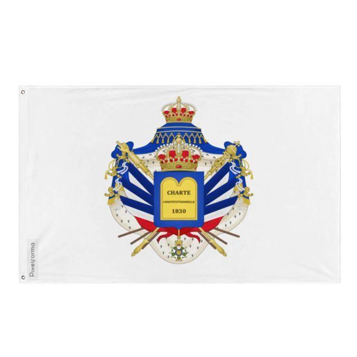Drapeau - France - Armoiries - 128 x 192 cm - Polyester - Impression recto/verso