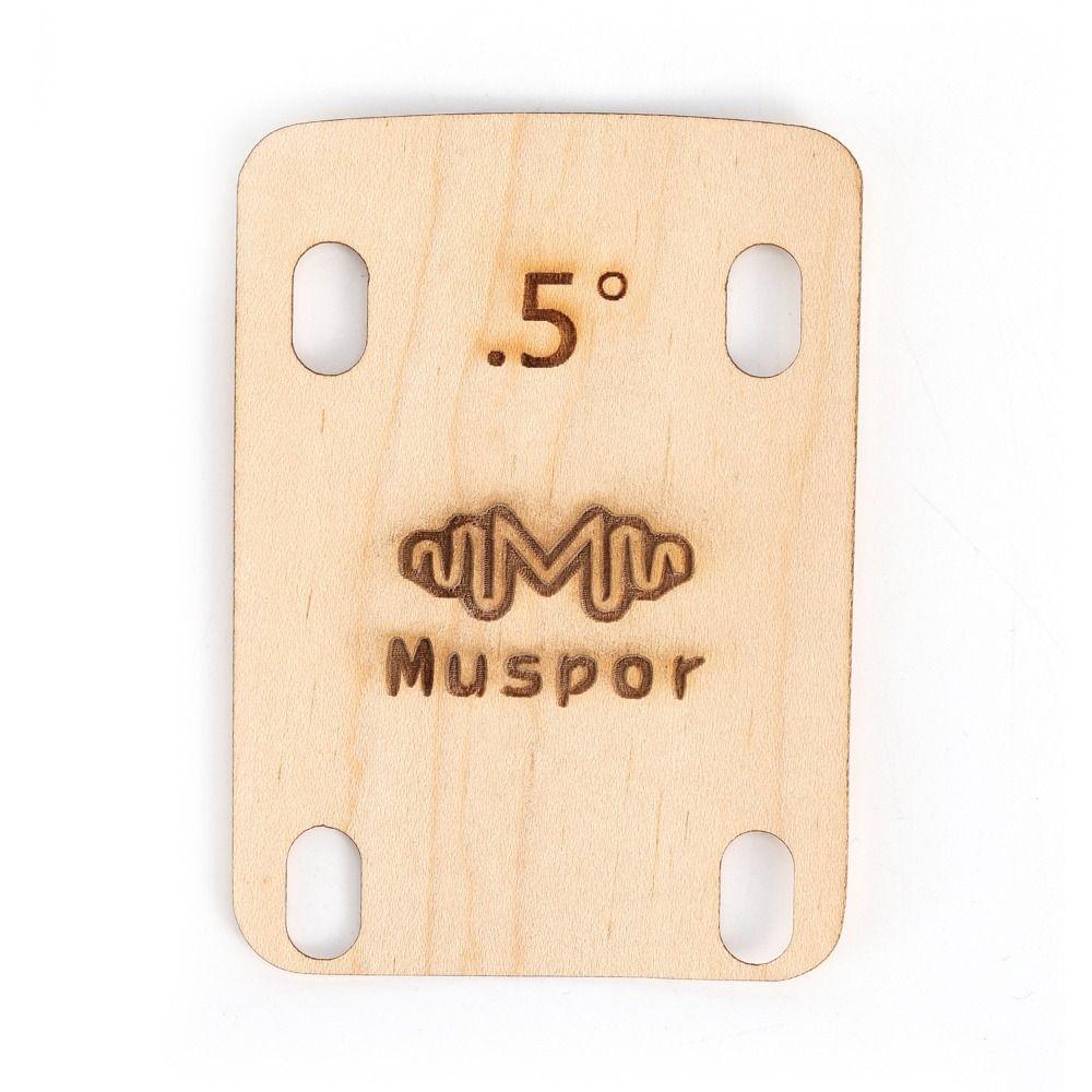 3 Pcs Replacement Guitar Neck Shims 0.25 0.5 1 Degree Wood Guitar Neck Shim for Bass Guitar