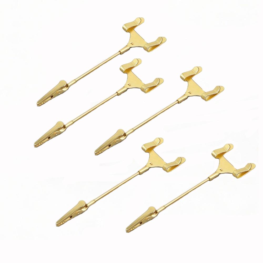 5Pcs Alligator Clasp Sign Holder Display Stand Vertical Price Display Sign Clip Shelf Label Card