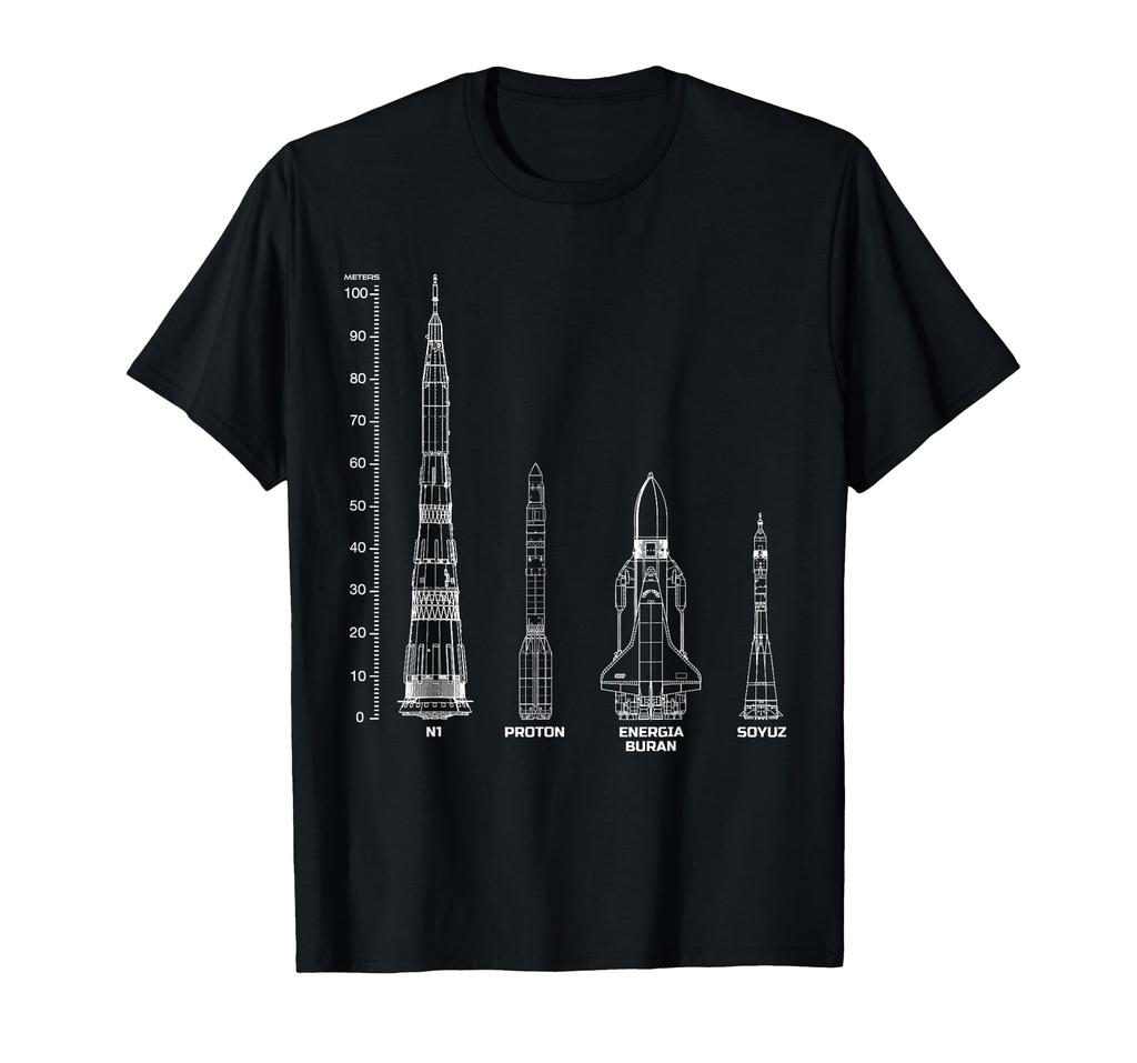 Rocket Carrier Rocket Space Flight Soviet Union Russia T-Shirt