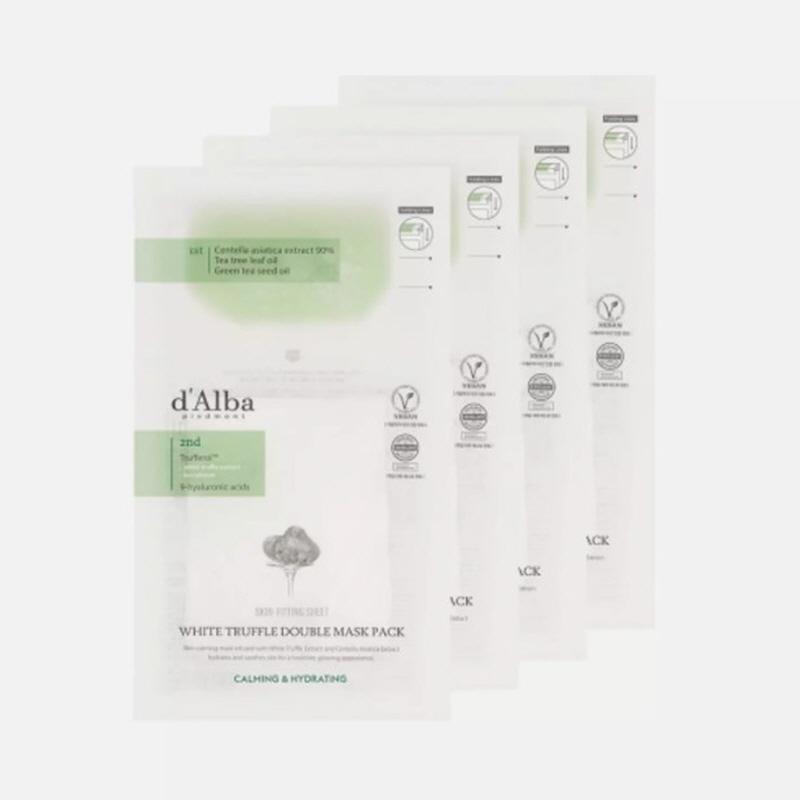 d'Alba Двойная маска с белым трюфелем (4 листа)