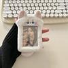 MINKYS Кавайный Животный Мягкий Плюшевый 3-дюймовый Держатель для Фотокарточек K-pop Держатель для Фотокарточек Сумка Подвеска Школьные Принадлежности