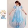 [Agture] Платье Холодное сердце, Платье Эльзы, Детский костюм для косплея, Костюм для косплея на Хэллоуин, Платье принцессы Диснея для мероприятия, Костюм Эльзы Дисней, Детский