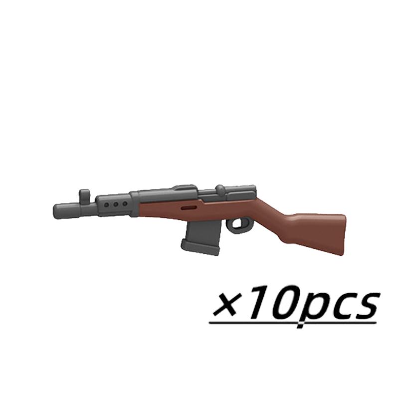 Военный строительный блок Второй мировой войны, фигурка солдата, оружие, игрушечный пистолет, снайпер, автомат, карабин АК, винтовка, аксессуары, армейские кирпичи, модель B081