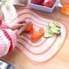 1pc Cutting Board Kitchen Plastic Cutting Board Transparent Cutting Board Non-slip Vegetable Meat Cutting Board Chopping Bl