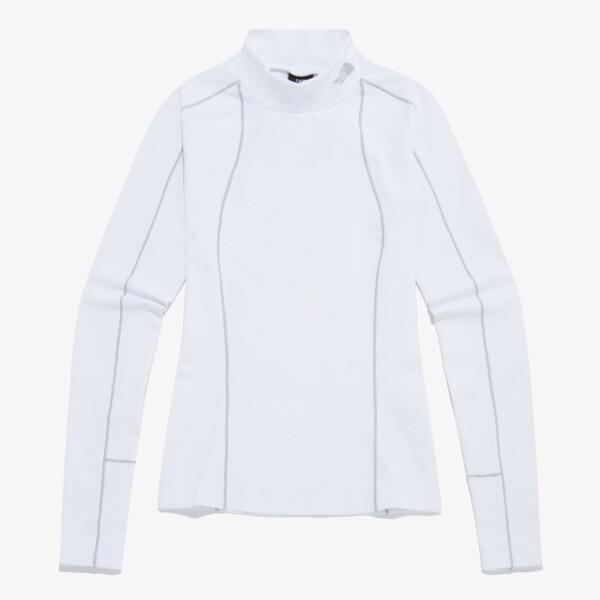 The NorTh Face Women Beyond Pick Mock Neck Polo T shirT nT7xq81b whT