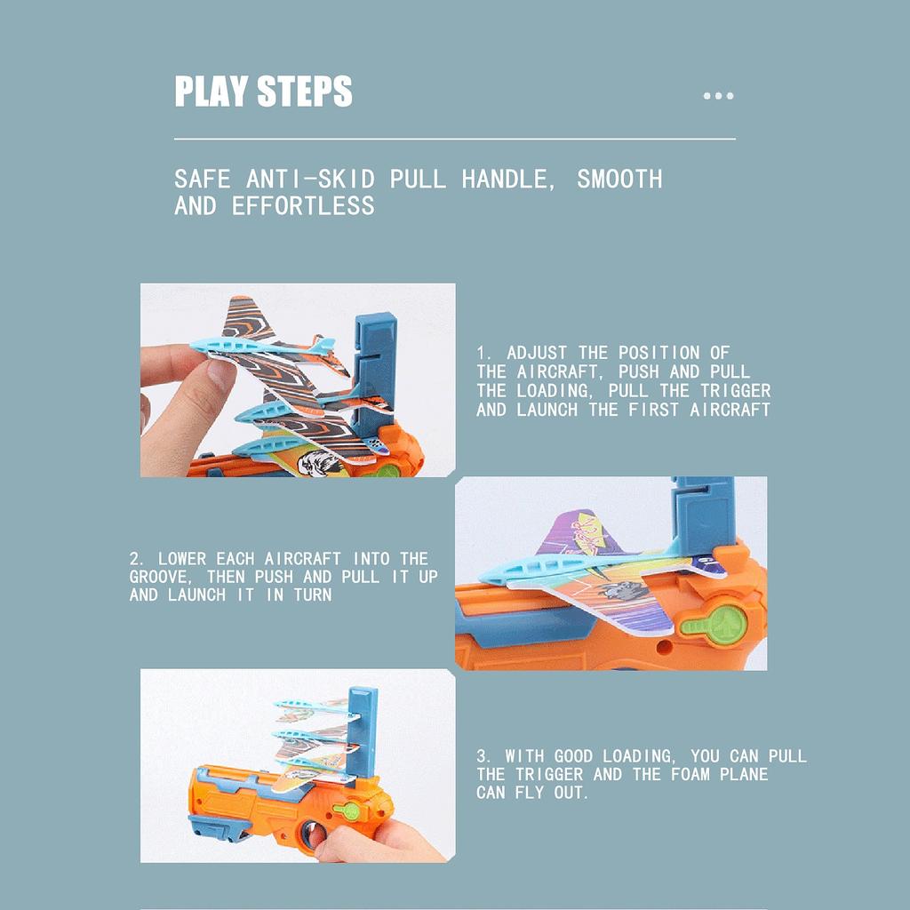 Самолет Пусковая установка Bubble Catapult Самолет Игрушка Самолет Игрушки для детей Самолет Катапульта Игровые игрушки Спортивные игрушки для детей Лучший подарок