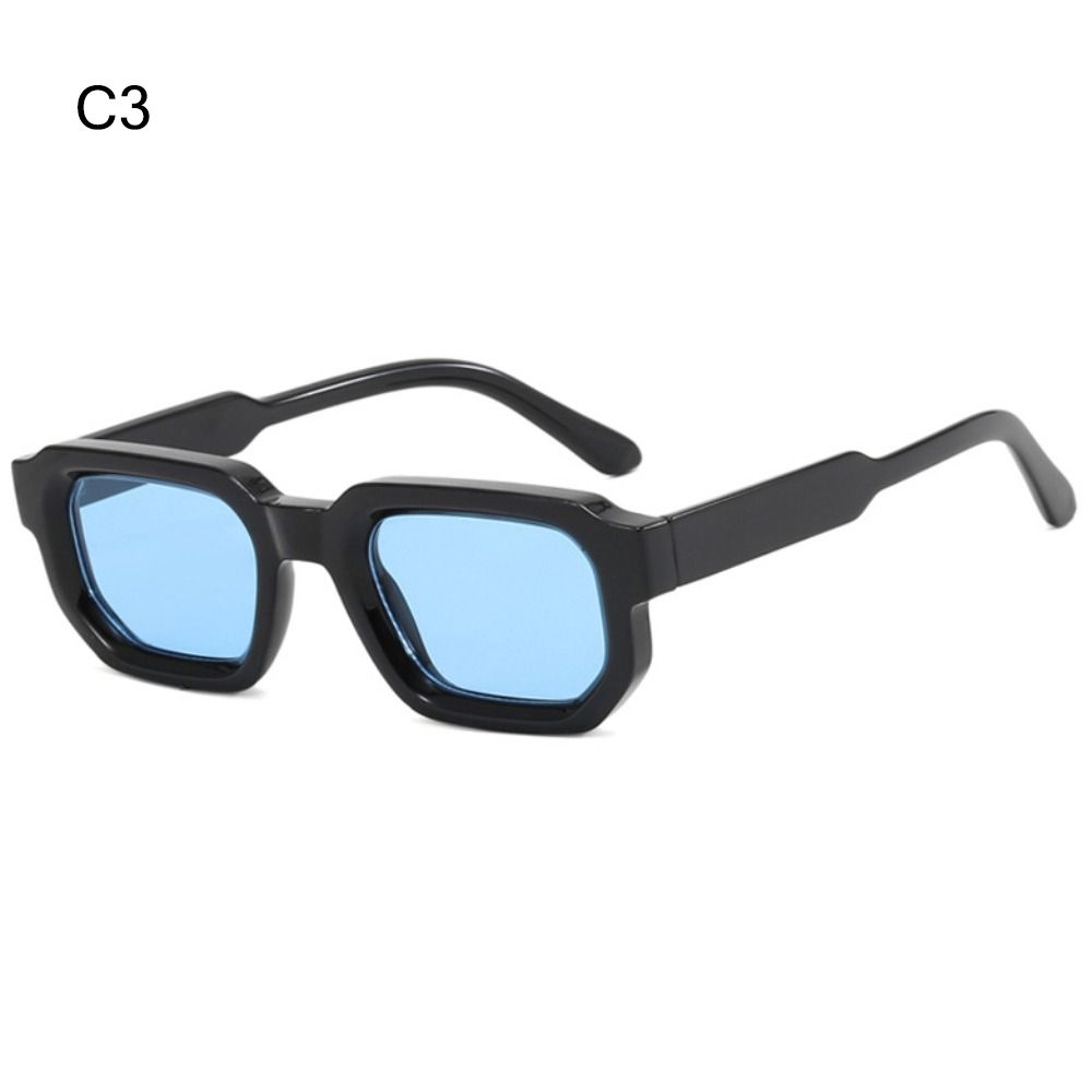 UV400 Protection Square Frame Sunglasses Y2K Eyewear Fashion Punk Sun Glasses for Women & Men