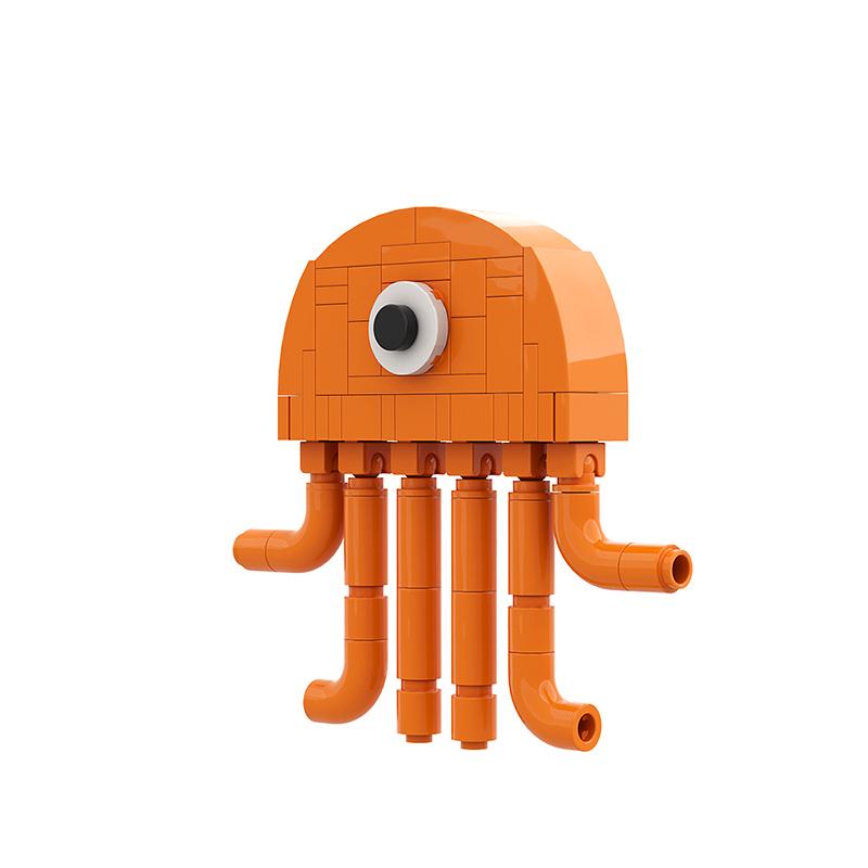 Gobricks Garten Of Banban Bricks Game Green Headed Monster Flamingo MOC Model Building Blocks Children's Educationa Gifts