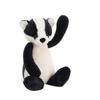 Jellycat Серия Лесные животные Застенчивый барсук Успокаивающая кукла Плюшевая кукла 31 см высотой