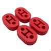 Universal Polyurethane Exhaust Hanger Hangers 4PCS Red 12MM