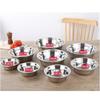 Food Grade Rice Bowl Stainless Steel Soup Dish New Salad Mixer Basin  Kitchen Cooking Tools