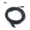 1.5m 3/5M Mini B 5pin USB male To USB male T port Fast data transmission extend cable wire Player Car DVR GPS digital Camera