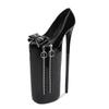 Fashion Sexy Metal 30cm Extreme High Heels Pumps Woman Platform Fashion Black Red Women Heeled Lady Big Size 46 Stripper Fetish Shoes