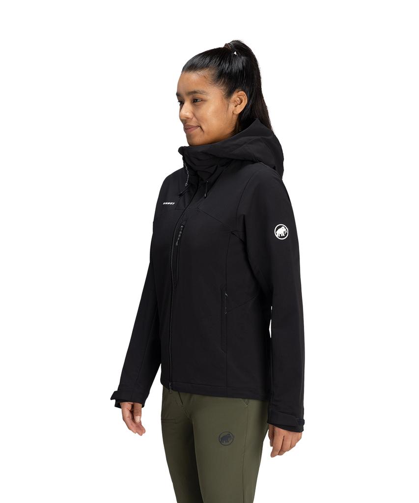 Mammut Trekkers Softshell Hooded Jacket Asian Fit Women'S M21E5Ft003_Bk