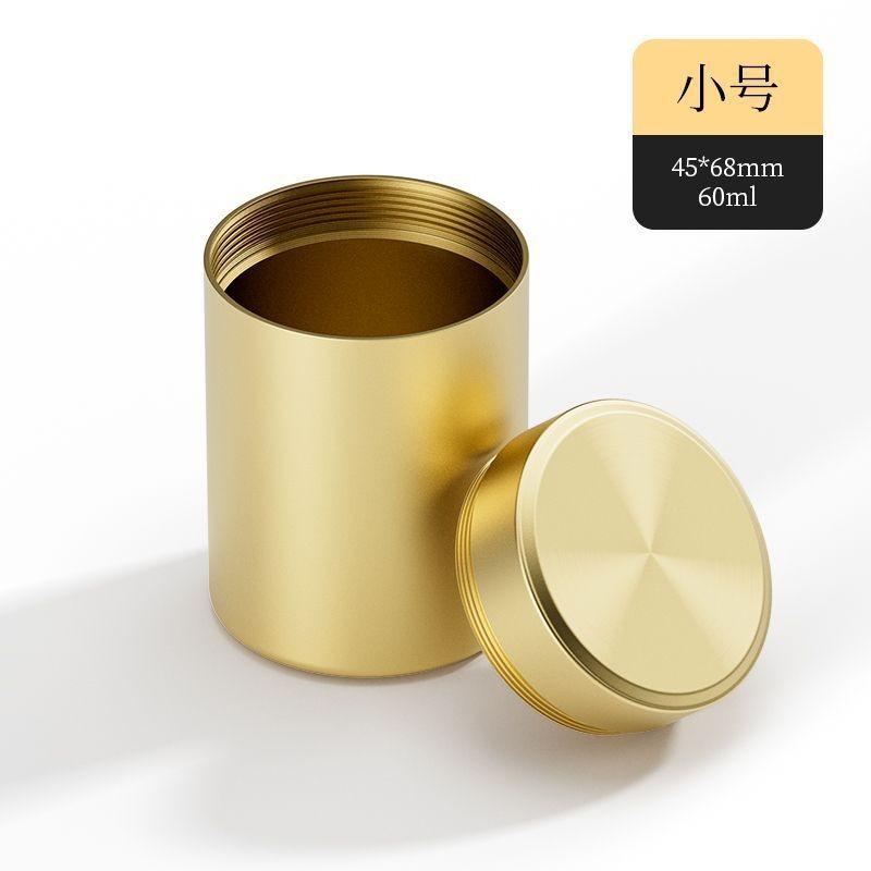 Titanium Aluminum Alloy Tea Can Portable Sealed Can