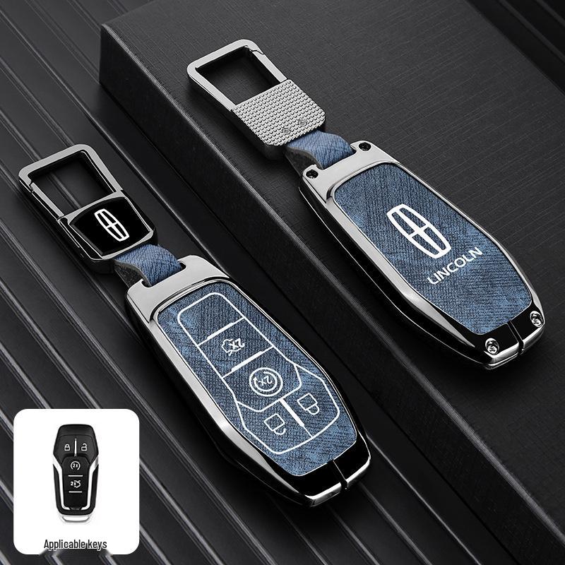 Lincoln Adventure Key Case: Fits Navigator, Aviator, MKZ, Continental, MKC, MKX Models