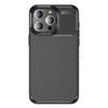 Soft TPU Phone Case for iPhone 15 Pro Max,Anti-scratch Carbon Fiber Texture Phone Cover