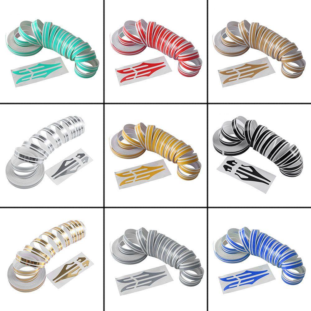 Line Tape Multicolor Vinyl Sticker Pin Stripe Ribbon Sticker Motorcycle Decal Car Body Stickers