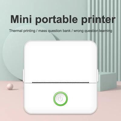 Мини-HD портативный термопринтер для этикеток, долговечный Bluetooth-принтер для студентов, ошибка в заголовке, заметка, неправильный карман, бесчернильная печать