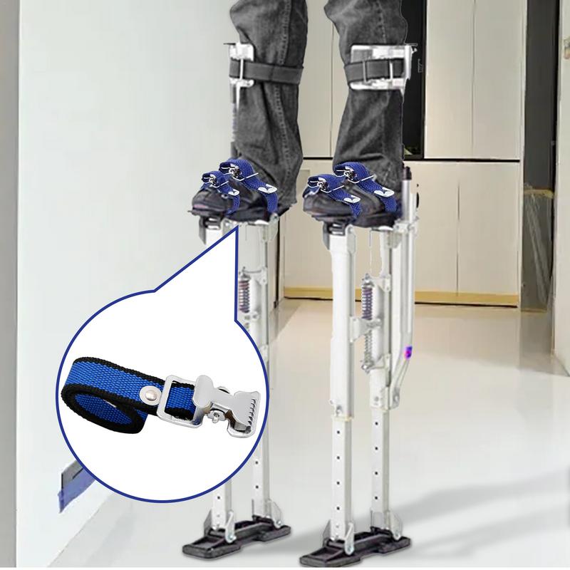 Adjustable Drywall Stilt Leg Band Leg Fixation Strap Heavy Duty Drywall Stilts For Interior Painting Or Decorating