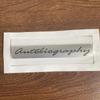 Autobiography Sport Emblem Badge Nameplate Car Fender Rear Trunk Tailagte Decal