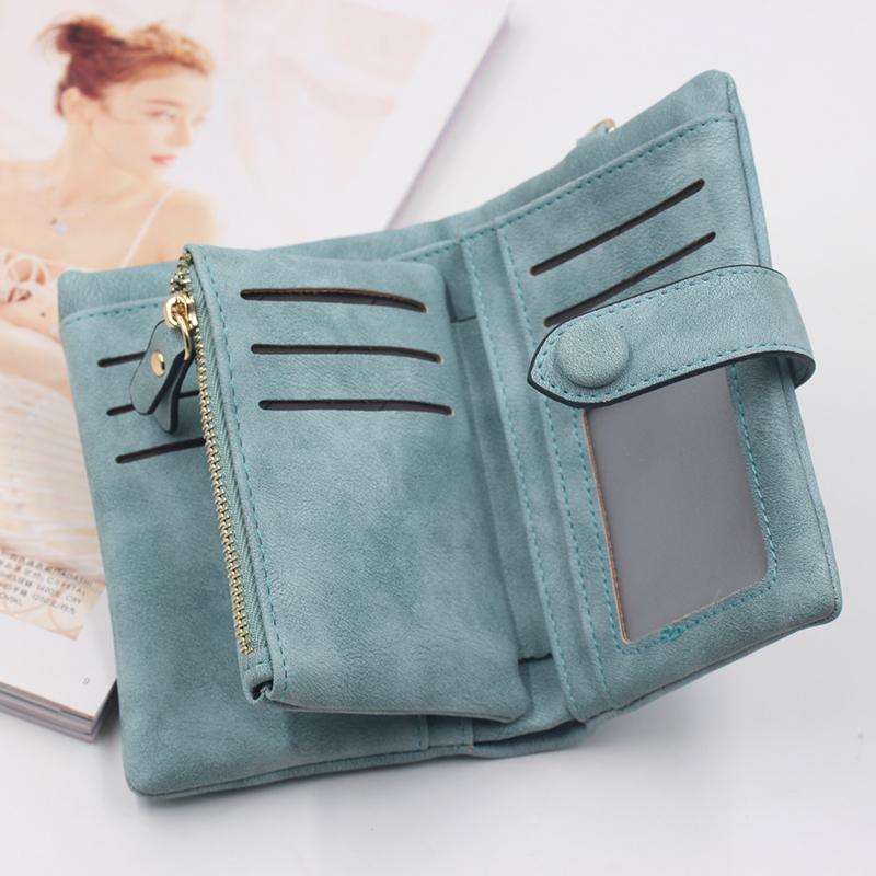 Yogodlns Кошелек из искусственной кожи, маленький клатч, кошелек, держатели для карт, милые тройные складные женские короткие кошельки с несколькими картами