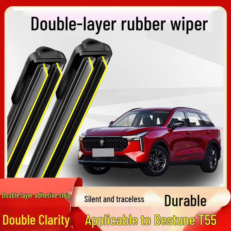 Pentium T55 Silent 2022 Wiper Blade with Double-Layer Rubber Strip