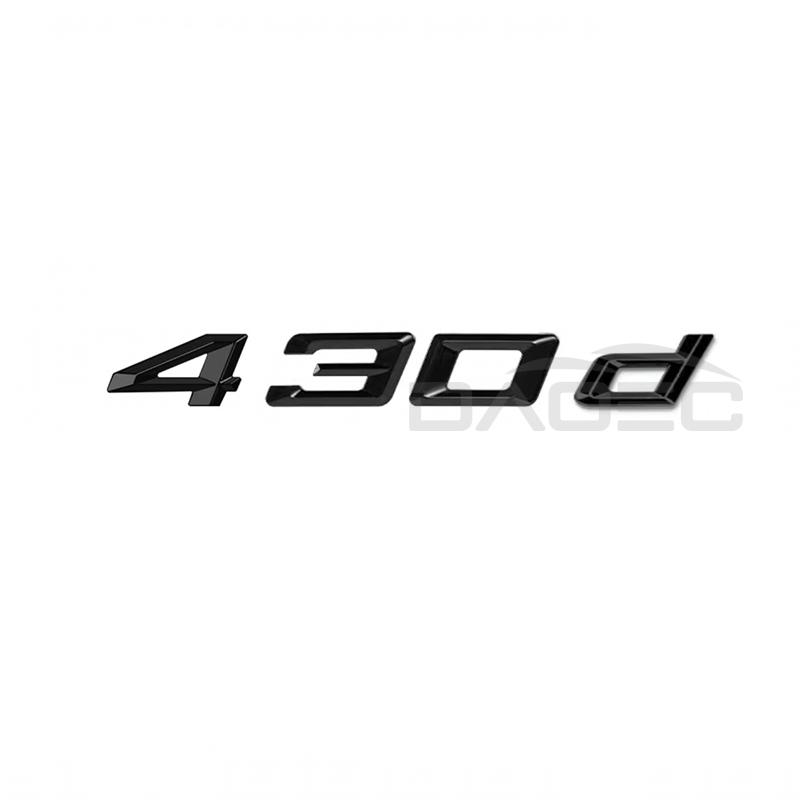 Car 3D ABS Trunk Letters Logo Badge Emblem Styling Decals Sticker For BMW 4 Series 420d 425d 428d 430d 435d 440d F30 F32 F33 F36