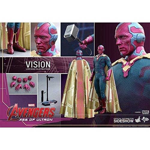 Movie Masterpiece Мстители: Фигурка Мстители: Эра Альтрона Вижен, масштаб 1/6, пластиковая, окрашенная, подвижная