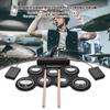 1 Box USB Portable Electronic Drum 7-Pads Folding Music Drums for Beginner Boys Girls