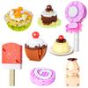 Children'S Science And Education Educational Building Block Toy Simulation Dessert Food Small Particles Building Block Bread Candy Lollipop Fries