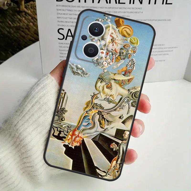 Чехол Сальвадор Дали для OPPO Reno 8T 4Z 5Z 8 10 11 Pro 4 5 6 7 Lite OPPO Find X6 Pro X3 X2 X5 Lite