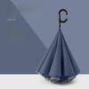 C-type Double-Layer Automatic Reverse Umbrella: Sunshade & Rain Protection, Large for Sunny/Rainy Days