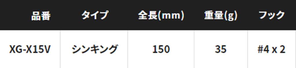 SHIMANO XG-X15V Arma Boost 150 FSB Тонущая приманка 005 (4188)