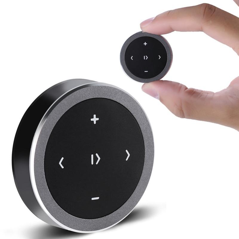 Автомобильный комплект рулевого колеса, беспроводная Bluetooth 4,0, кнопка дистанционного управления с мультимедиа для мобильного телефона, планшета