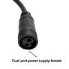 USB Female to 2Pin Solar Light Panel Connector Wire Outdoor 2 Core Male Female Adapter Projection Waterproof Conversion Line