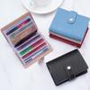 26 Multi Slot Slim Card Case PU Leather Card Holder Wallet Women Men Candy Color Bank Credit Card Holder Wallets Cover