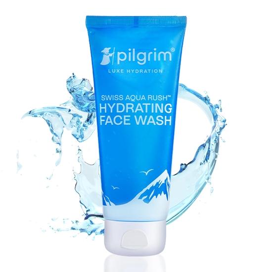 Pilgrim SWISS AQUA RUSH™ УВЛАЖНЯЮЩЕЕ СРЕДСТВО ДЛЯ УМЫВАНИЯ ЛИЦА для мужчин и женщин | Увлажняющее средство для умывания лица | Освежает кожу и восстанавливает ее увлажненность|100 мл