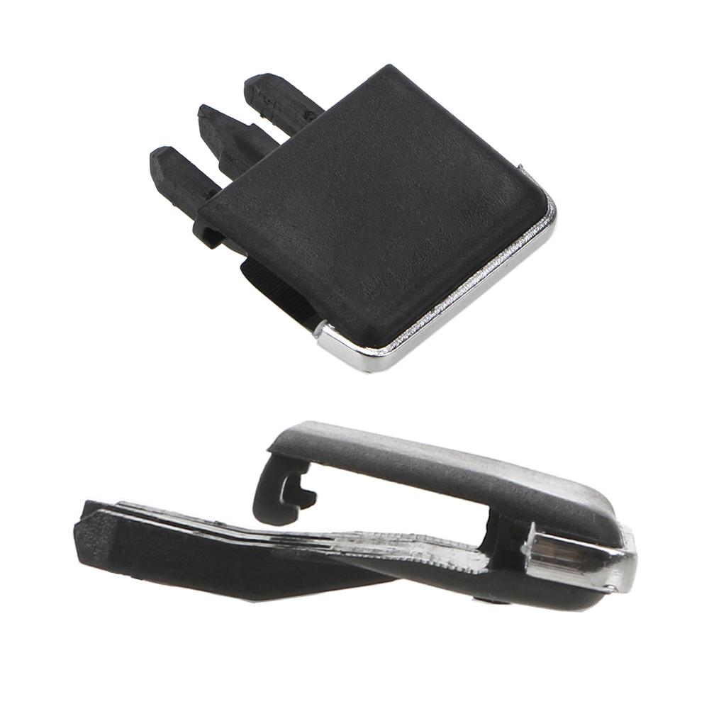 For Toyota Corolla Slice Clip Air Vent Louvre Blade Black 1Pair Car Air Conditioning Leaf Adjust Clips Universal