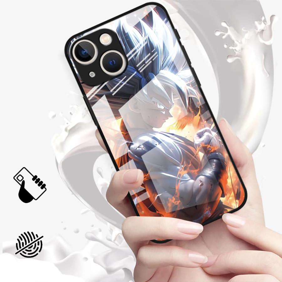 Чехол-крышка для телефона D-ragonS B-allS Goku из стекла для iPhone 17 Pro Max 12 11 15 Plus 16 XR Air 8 13 14