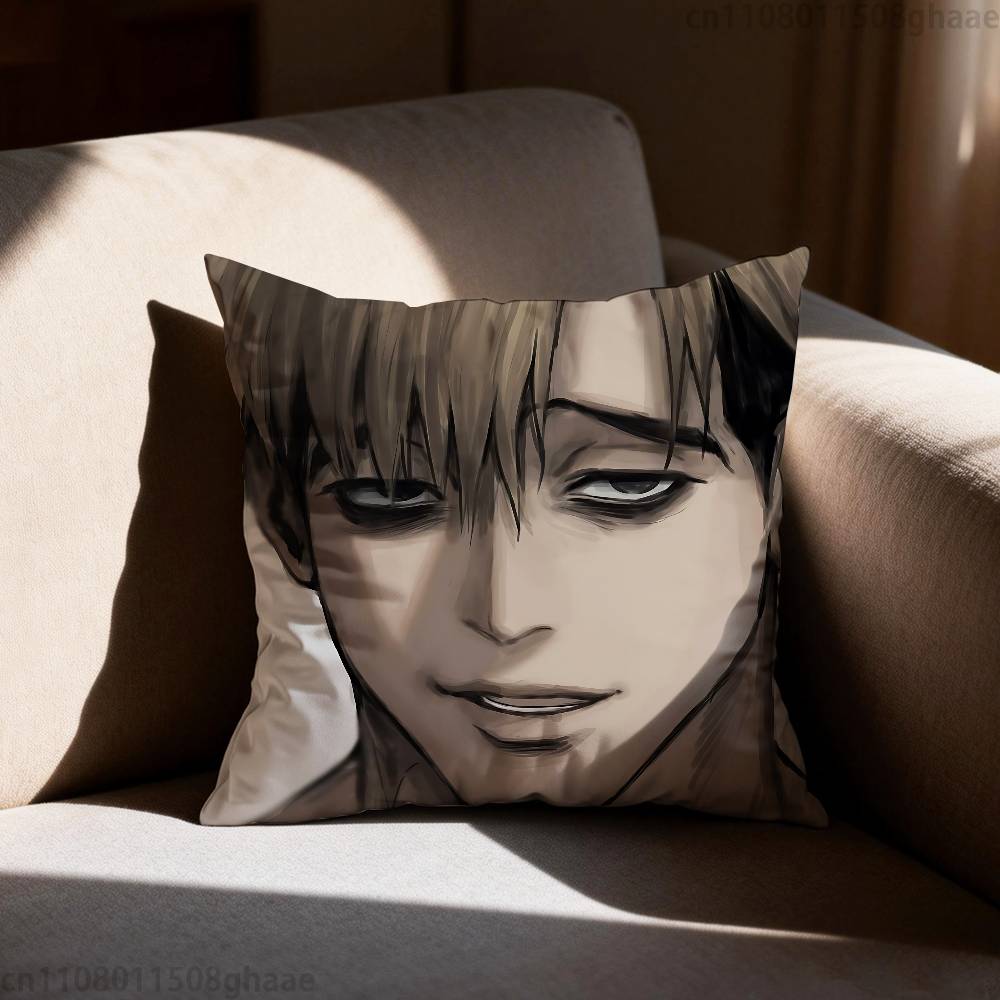 Подушка с принтом Killing Stalking, чехол на подушку для гостиной, дивана, спальни, декорация для дома