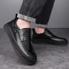 Мода Мужчины Высокое Качество Мужские Удобные Базовые Ботинки Кожа Мода Повседневная Обувь Уличные Мужские Кроссовки Новые Мужские Туфли для Вождения
