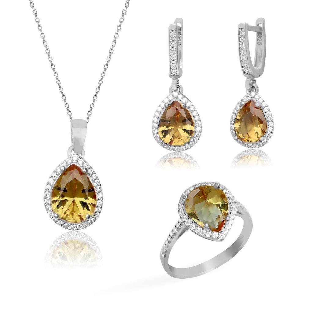 Zultanite Stone Silver Set, Sultanite Stone Women Jewelry Set, Color Changing Stone Ring, Turkish Zultanite Jewels